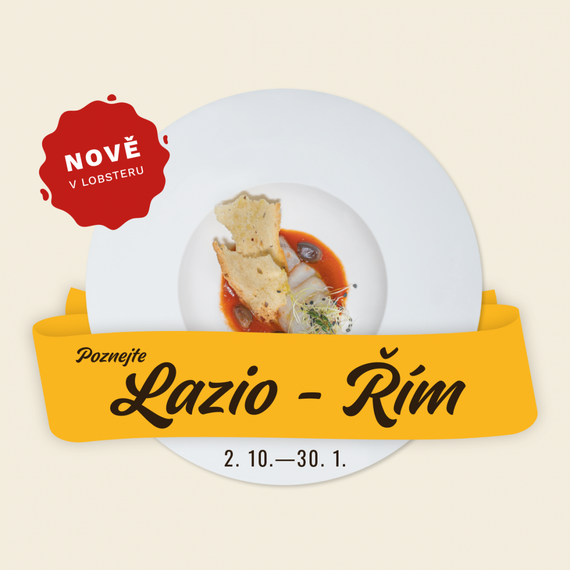 Nový jídelní lístek LOBSTER Family Restaurant