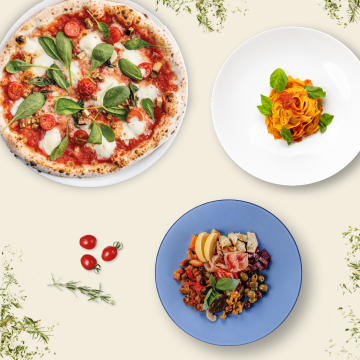 Pizza, Pasta & Antipasti all you can eat