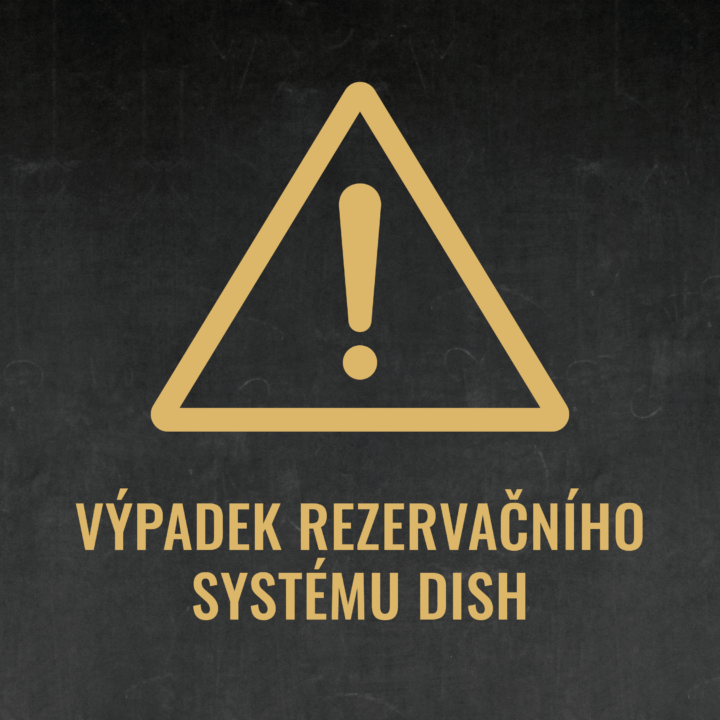 Výpadek rezervačního systému DISH.